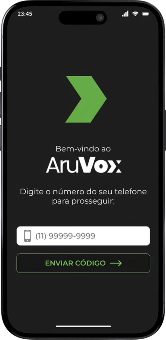 Mockup de celular em pé